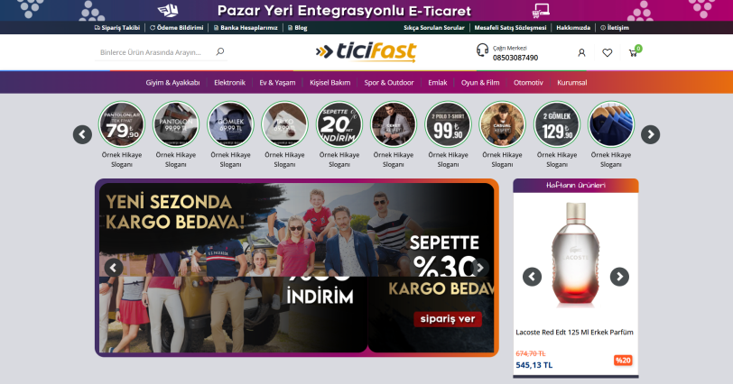 Gelişmiş E-Ticaret Sitesi