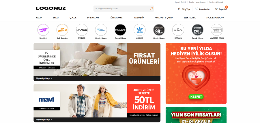 Trendyol E-Ticaret Sitesi