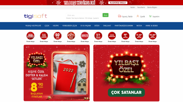 Hediyelik Eşya E-Ticaret Sitesi